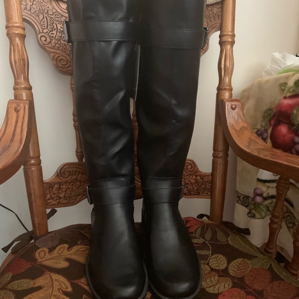 Brand new black riding boots